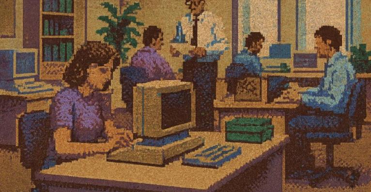office workers commodore