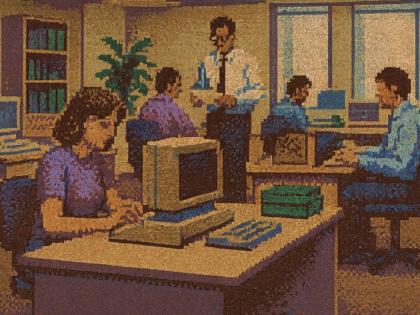 office workers commodore